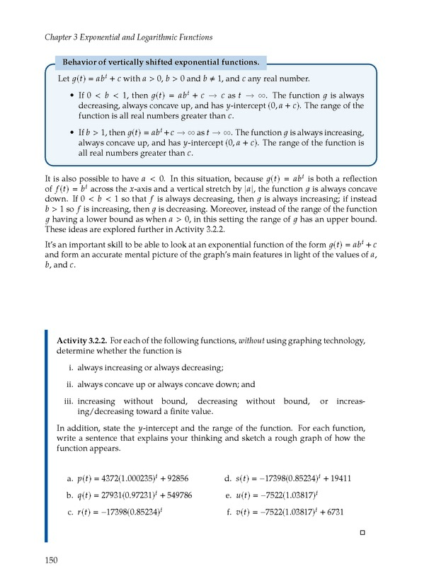 Active Preparation for Calculus - Page 150